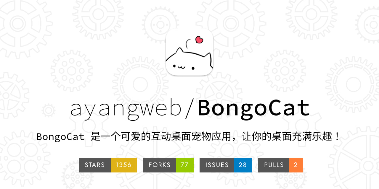 BongoCat v0.6.2 可爱的互动桌面宠物应用 让你的桌面充满乐趣「附带多款皮肤包」
