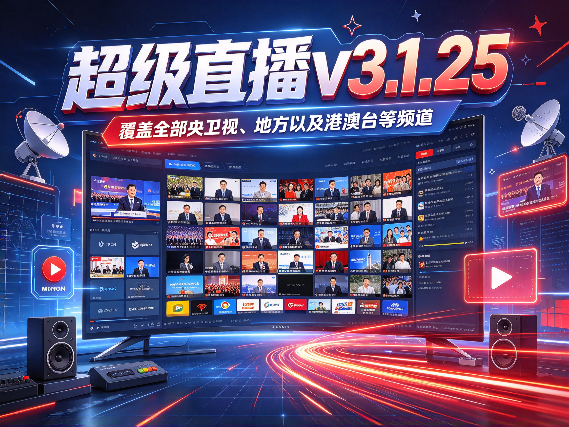 超级直播v3.1.25，覆盖全部央卫视、地方以及港澳台等频道